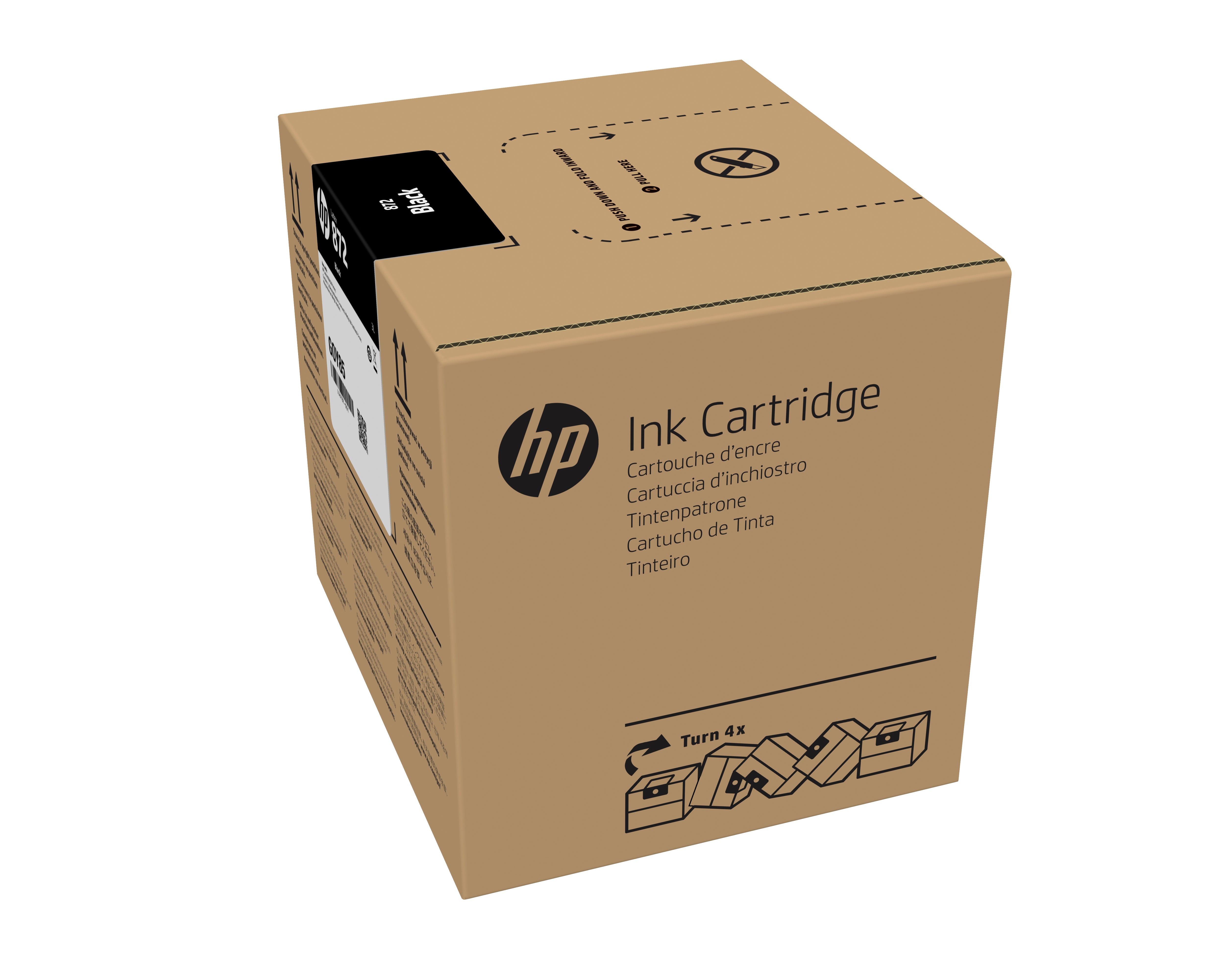 Tinta HP Latex 872 3 Litros Color Negro