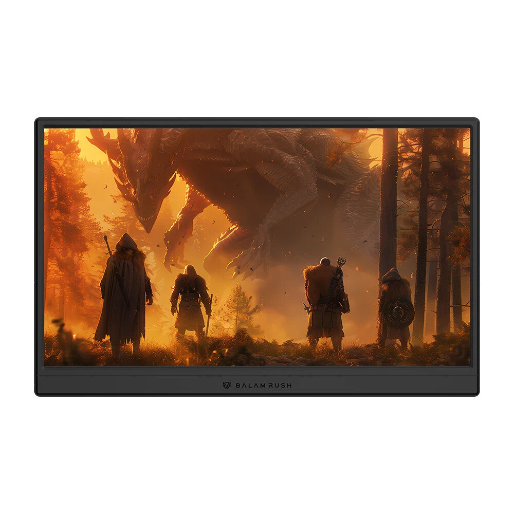 Balam Rush BR-943123 televisor y monitor portátil Negro 39.6 cm (15.6") LCD 1920 x 1080 Pixeles