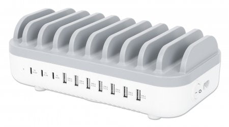 MANHATTAN USB-C/USB-A 10-port 120W Charging Station