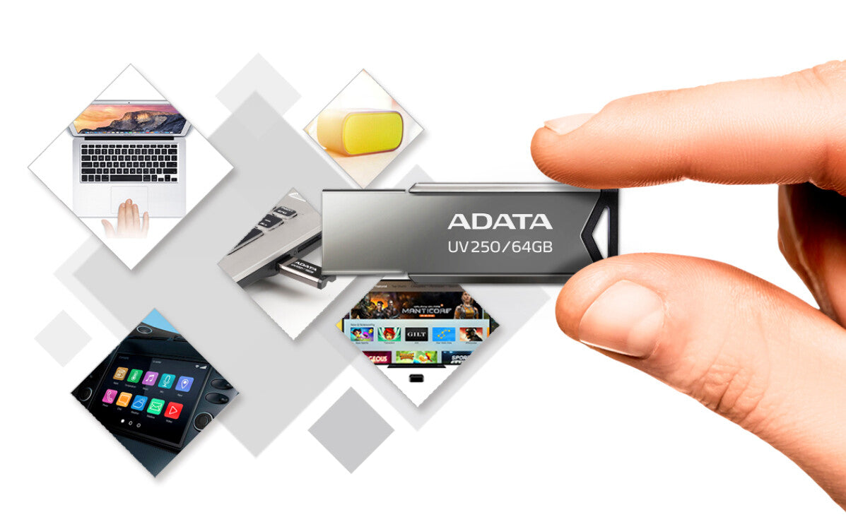 ADATA UV250 unidad flash USB 32 GB USB tipo A 2.0 Plata