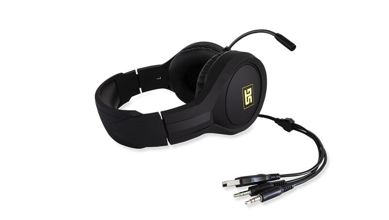 Vorago HS-501 audífono y auriculare Auriculares Alámbrico Diadema Juego Negro