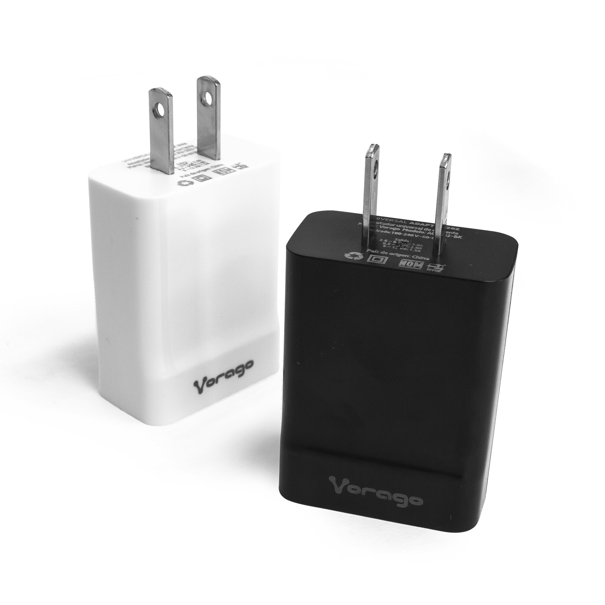 Vorago AU-302-BK adaptador e inversor de corriente Universal Negro