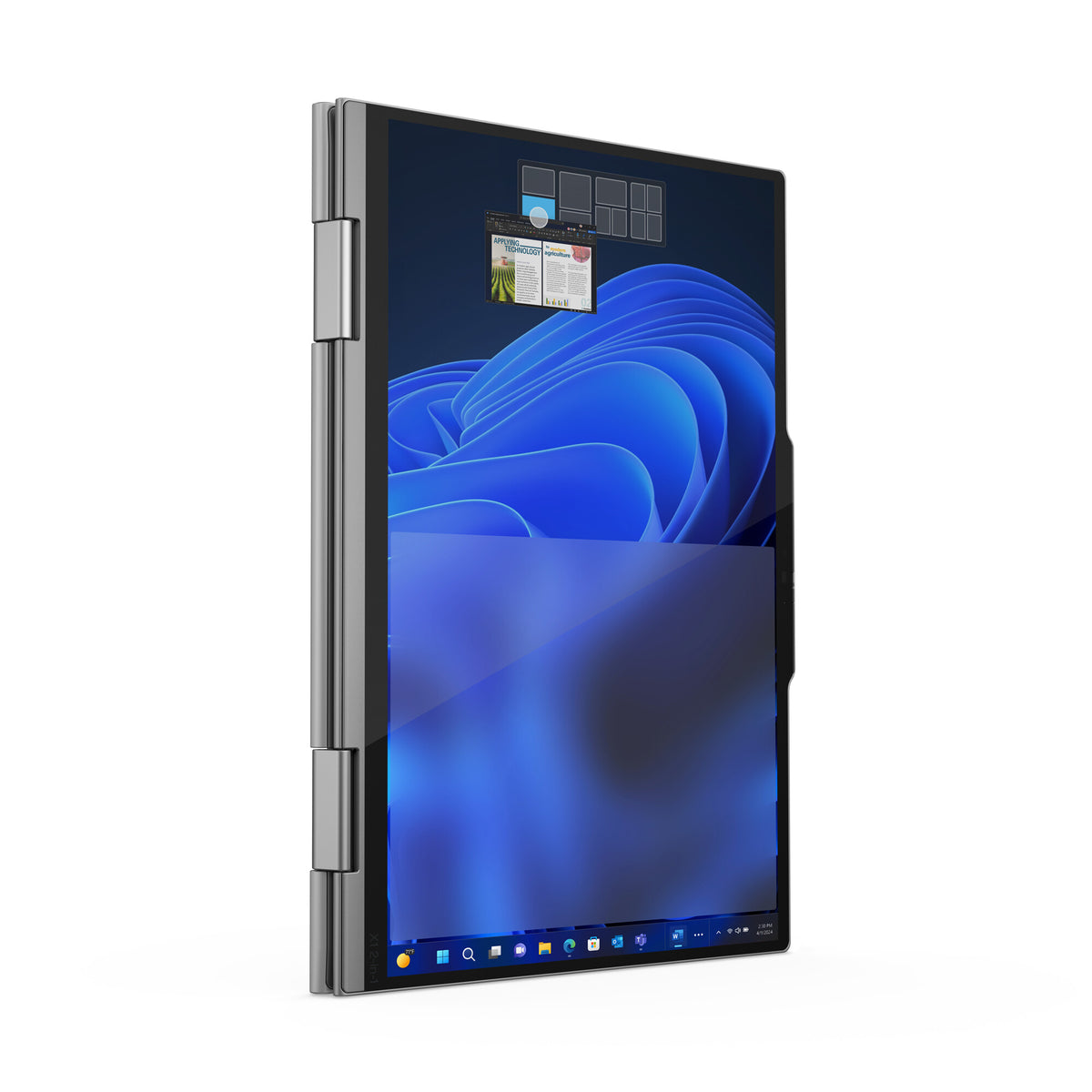Lenovo ThinkPad X1 2-in-1 Gen 9 Intel Core Ultra 7 155U Híbrido (2-en-1) 35.6 cm (14") Pantalla táctil WUXGA 16 GB LPDDR5x-SDRAM 512 GB SSD Wi-Fi 6E (802.11ax) Windows 11 Pro Español Gris