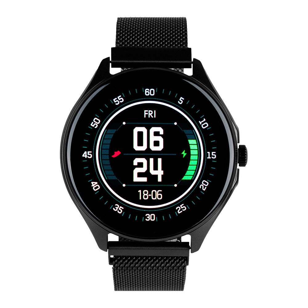 Vorago SW-505 reloj inteligente y deportivo AMOLED 36 mm Digital 466 x 466 Pixeles Pantalla táctil Negro