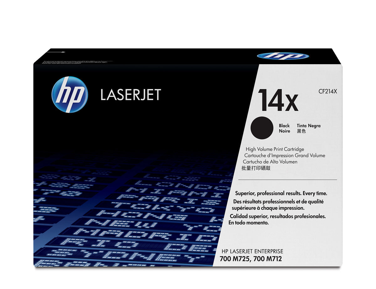 HP Cartucho original de tóner negro de alto rendimiento 14X LaserJet