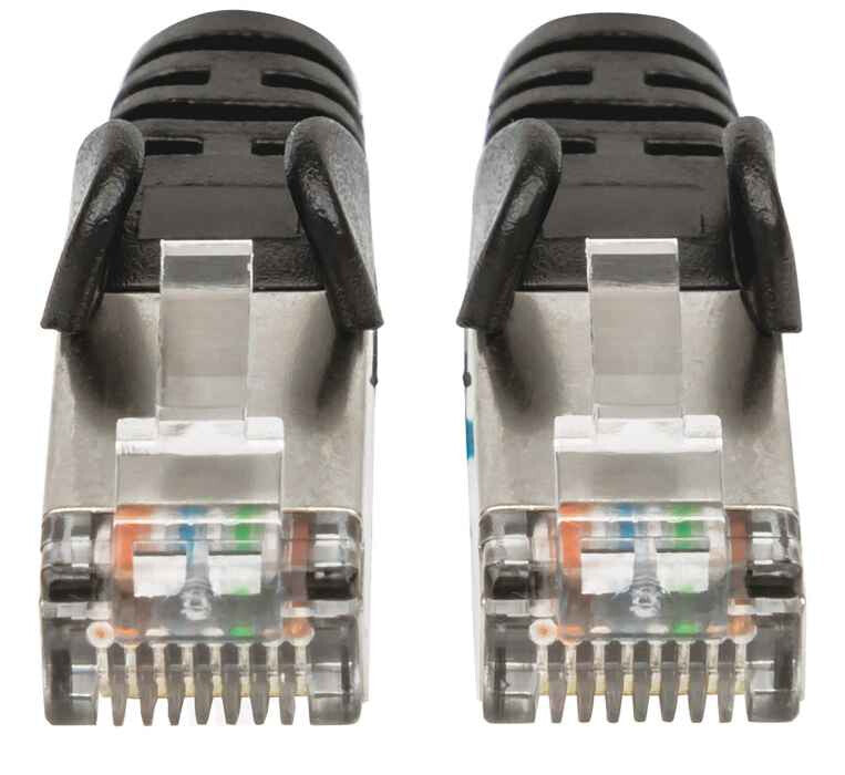 Intellinet Cable de Red Cat6a S/FTP, 30 cm, Negro