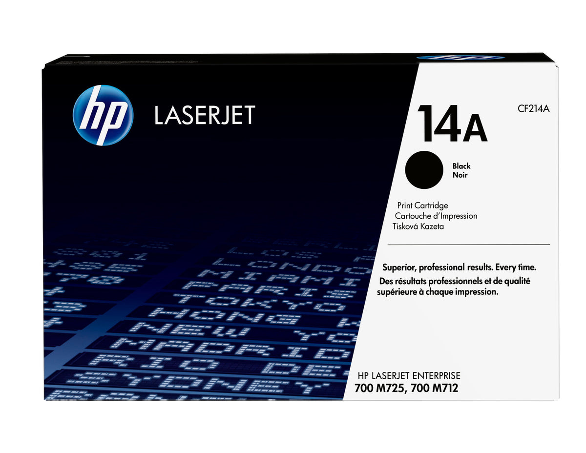 HP Cartucho original de tóner negro 14A LaserJet