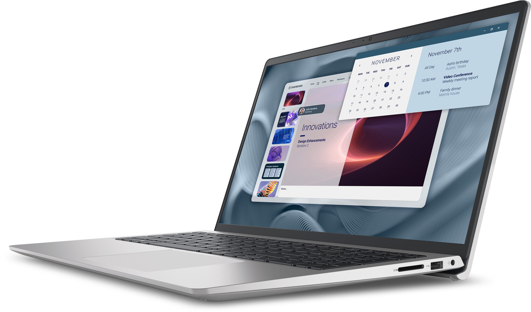 DELL Pro 15 Essential PV15250 Intel® Core™ i5 i5-1334U Computadora portátil 39.6 cm (15.6") Full HD 16 GB DDR5-SDRAM 512 GB SSD Wi-Fi 6 (802.11ax) Windows 11 Pro Español Plata