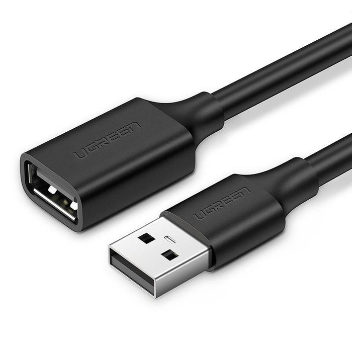 Cable Extensor USB 2.0 A a A | 1 metro | Macho-Hembra | Ultra Durabilidad | Núcleo de Cobre Estañado 28/22 AWG | Blindaje Interior Múltiple / Ideal para teclado, mouse, impresoras, etc.