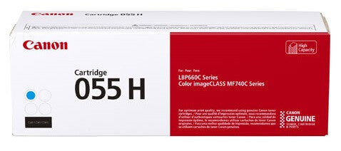 Canon imageCLASS Toner 055 cartucho de tinta 1 pieza(s) Original Alto rendimiento (XL) Cian