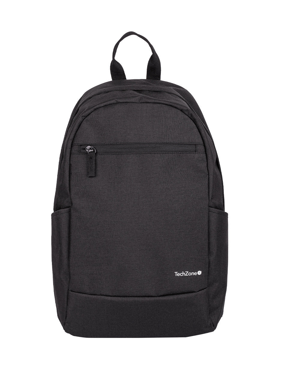 TechZone TZLBP15 mochila City backpack Negro Poliéster