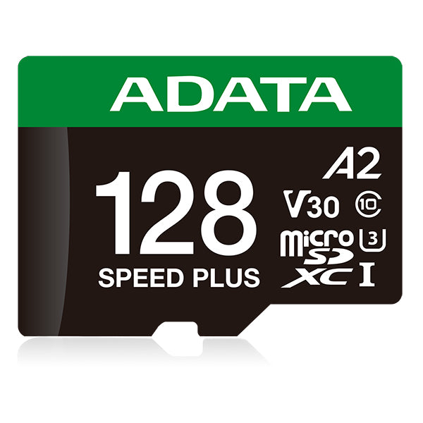 MEMORIA ADATA MICROSDXC SPEED PLUS 128GB CL10 CON ADAPTADOR UD128GUI3V30A2SP-RA1