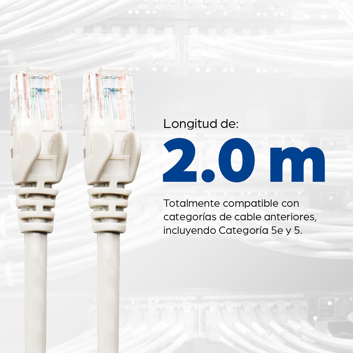 Intellinet Cable de red, Cat6, UTP