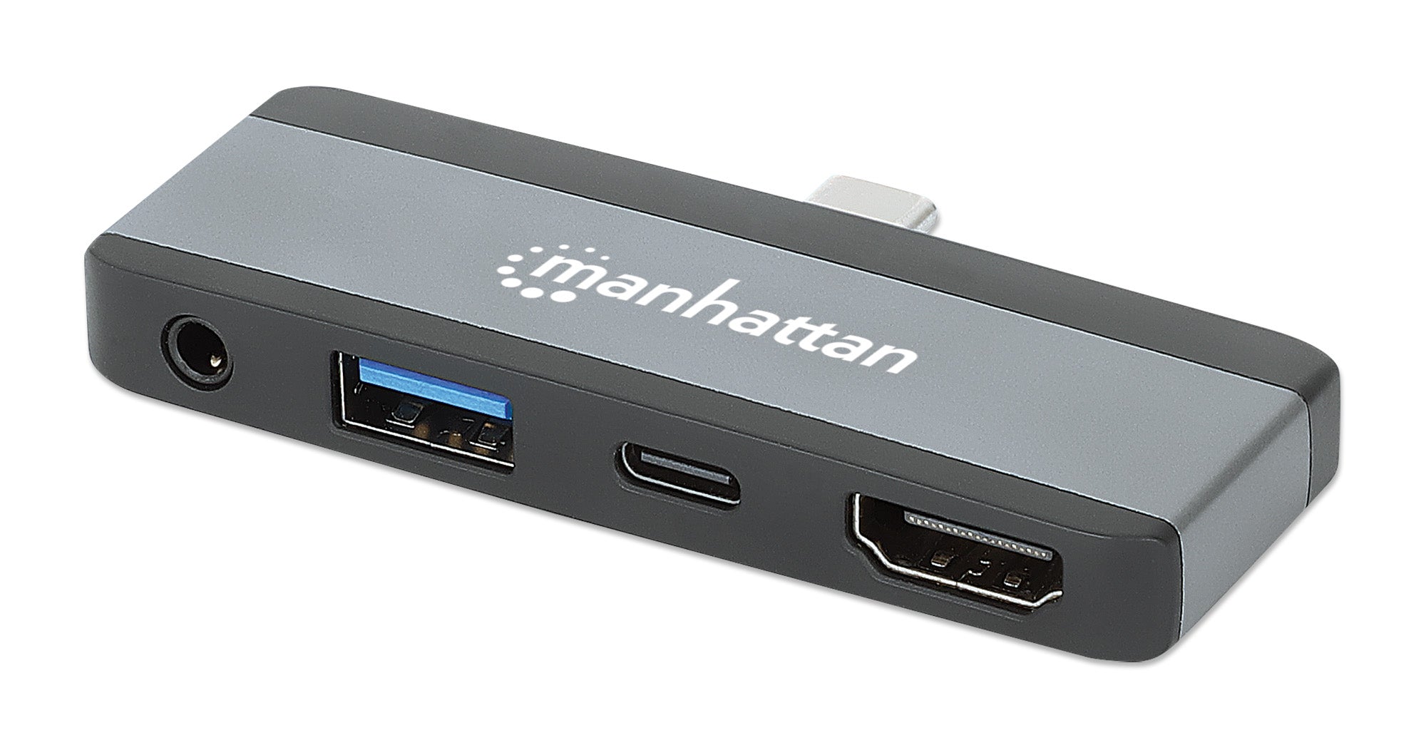 USB-C Docking Station Manhattan 4-Port HDMI/USB-A/3.5mm/USB-C PD Cableless