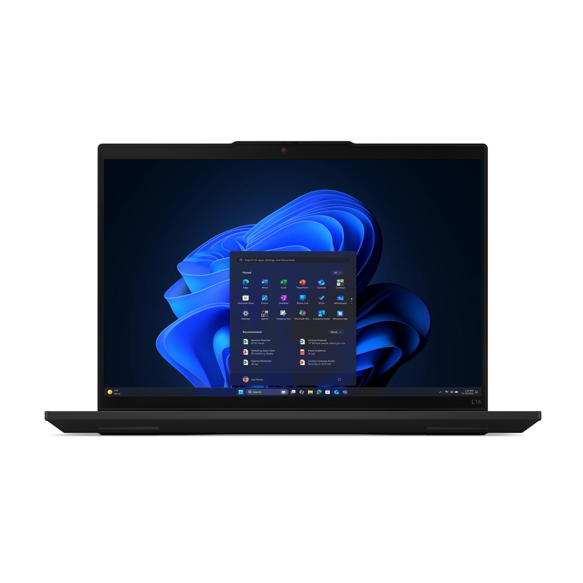 Lenovo ThinkPad L14 Gen 6 (AMD) AMD Ryzen™ 7 PRO 250 Computadora portátil 35.6 cm (14") WUXGA 32 GB DDR5-SDRAM 1 TB SSD Wi-Fi 7 (802.11be) Windows 11 Pro Español Negro