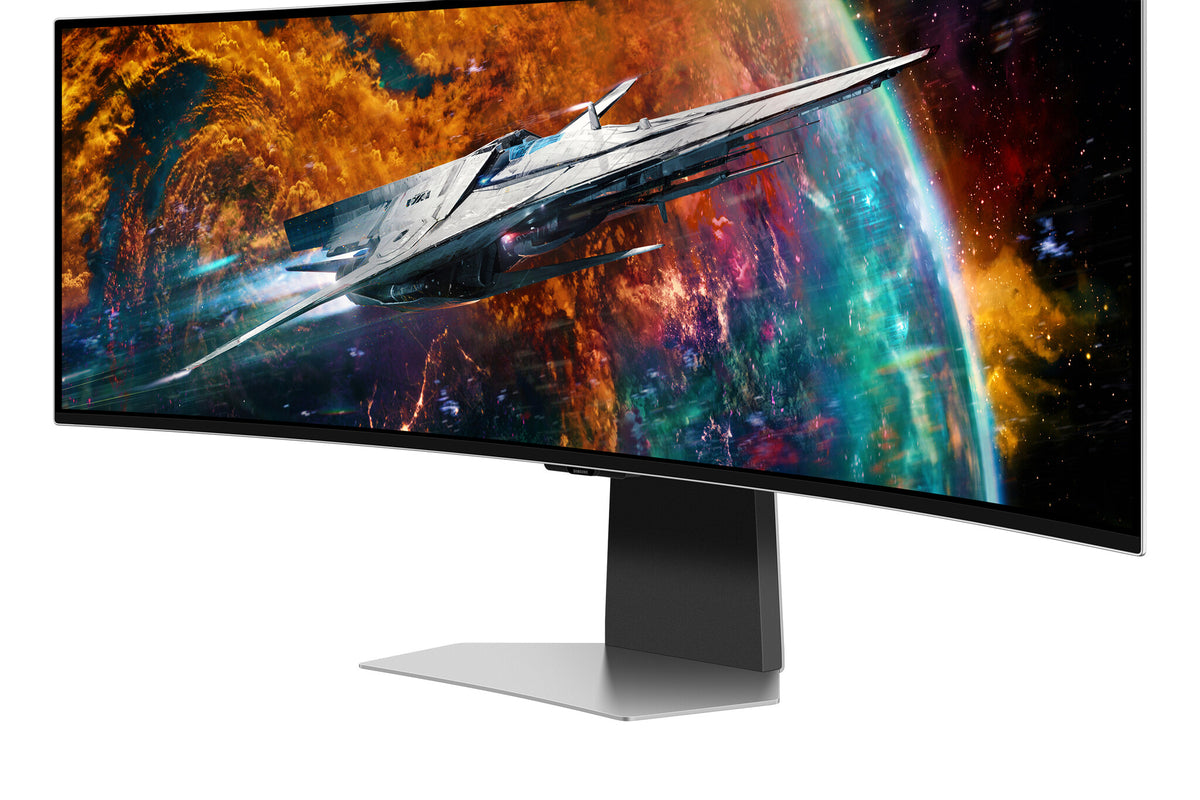 Samsung LS49CG950SLXZX monitor de computadora 124.5 cm (49") 5120 x 1440 Pixeles Dual QHD OLED Plata