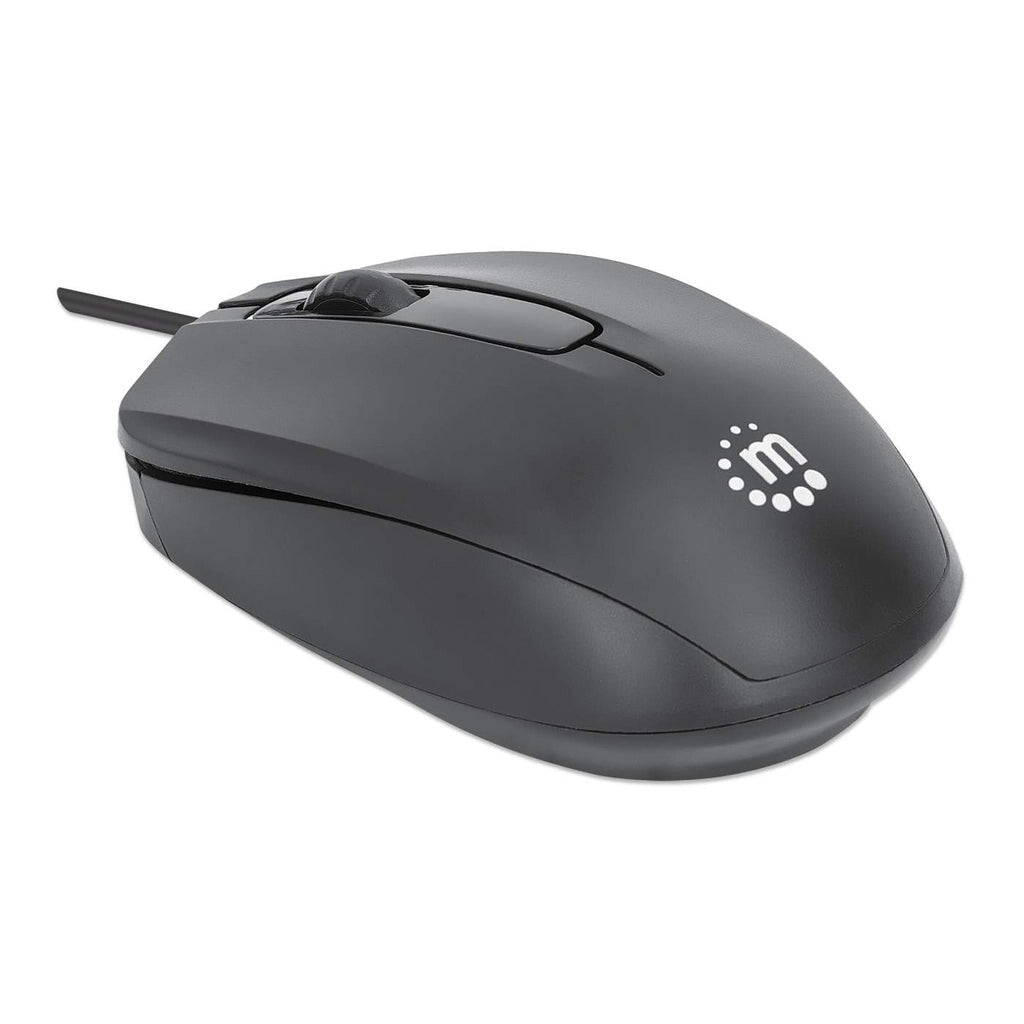 Manhattan Mouse USB óptico con cable - Comfort II