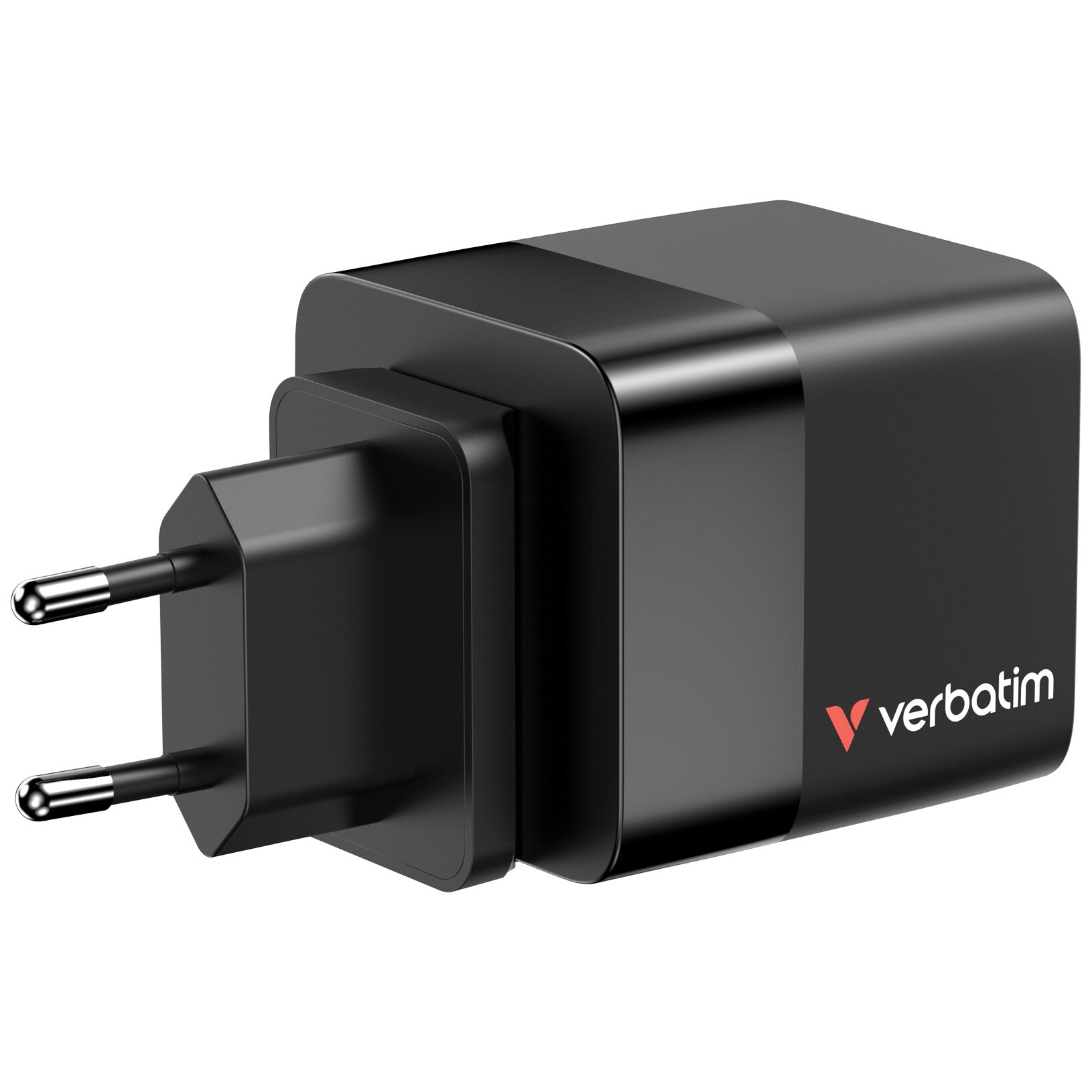 Verbatim GaN Charger 65W Universal Negro Corriente alterna Carga rápida Interior