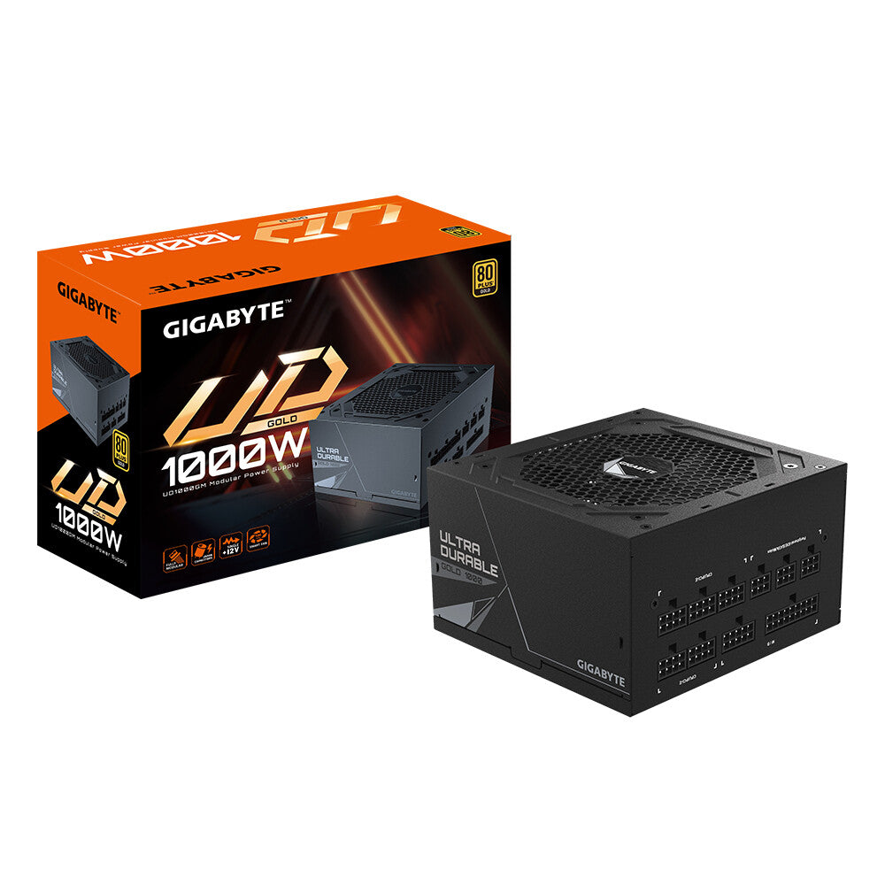 GIGABYTE UD1000GM unidad de fuente de alimentación 1000 W 20+4 pin ATX ATX Negro