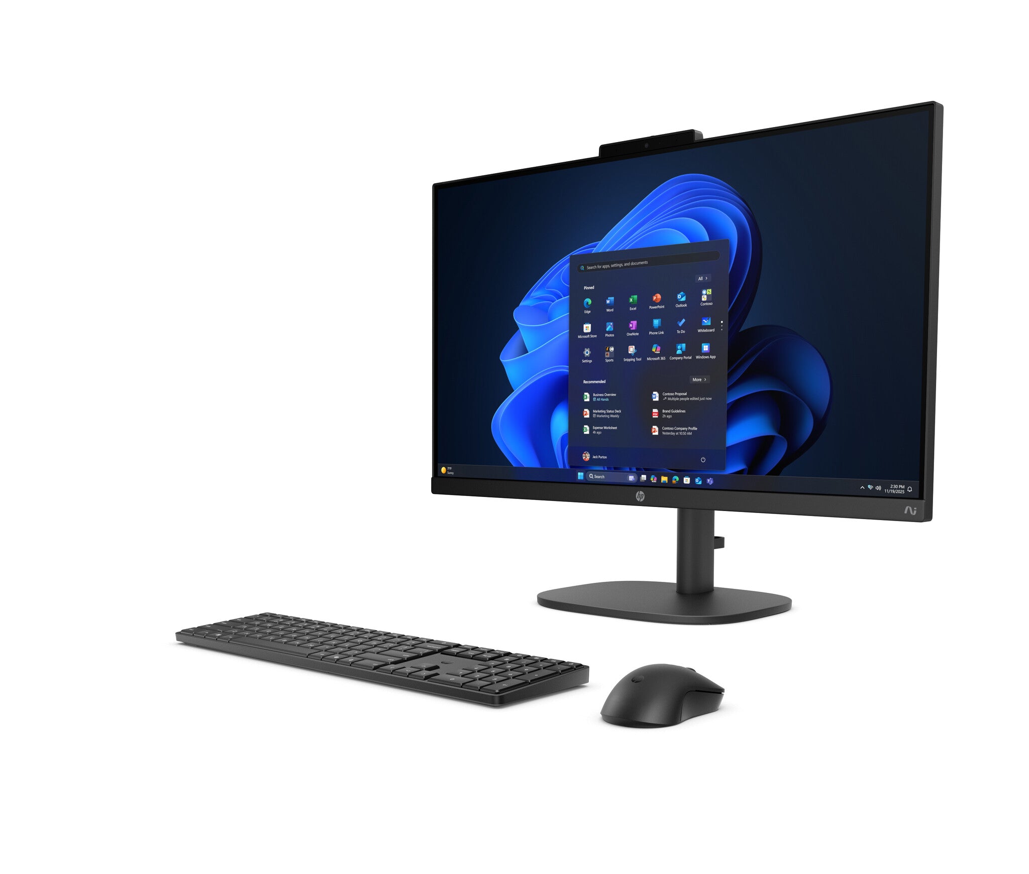 HP ProStudio 2 All-in-One G2a 24 Desktop Next Gen AI PC AMD Ryzen AI 7 445 60.5 cm (23.8") 1920 x 1080 Pixeles 16 GB DDR5-SDRAM Windows 11 Pro Wi-Fi 6 (802.11ax) Negro
