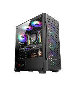XZEAL XZCGB07B gabinete de computadora Midi Tower Negro