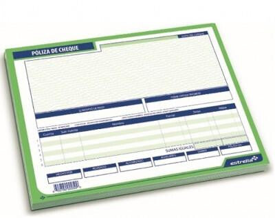 Estrella 0250 formato o libro contable 50 páginas