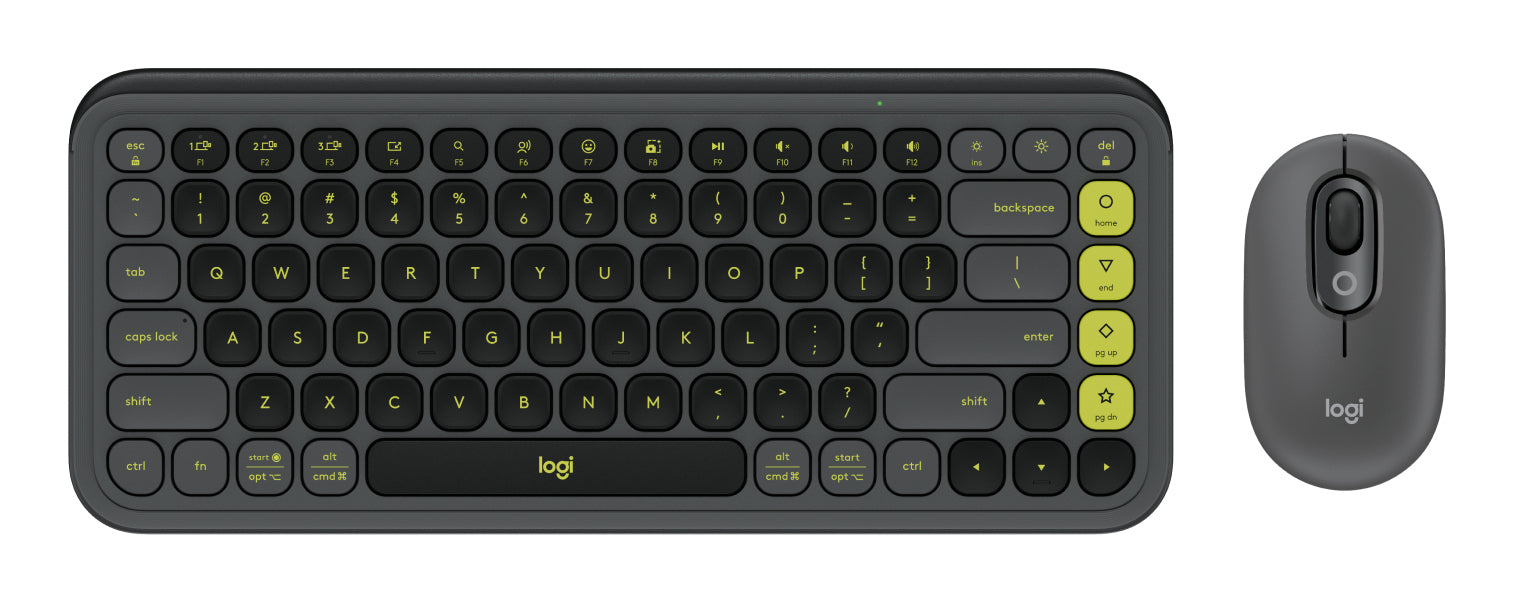 Logitech Pop Icon Graphite Keyboard and Mouse