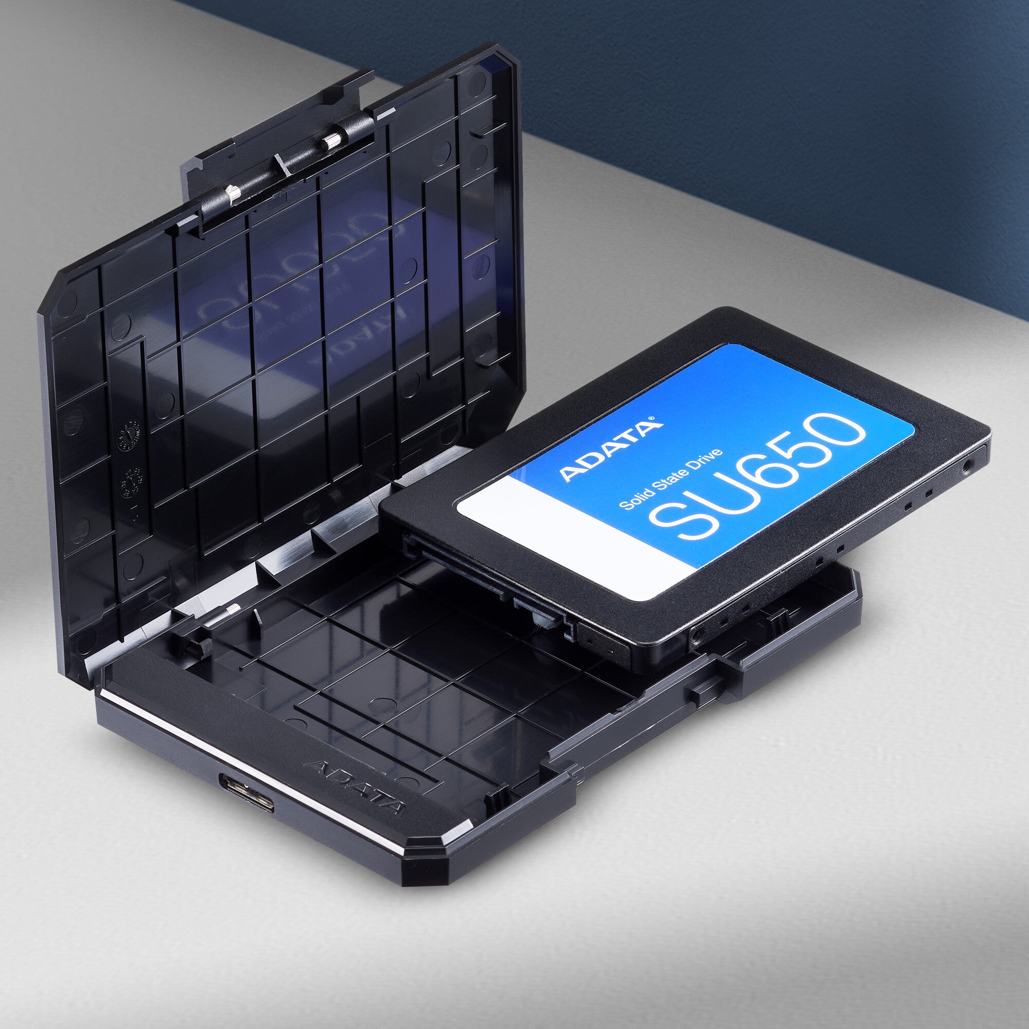 ADATA EC600-BCBK caja para disco duro externo Cubierta de disco duro/SSD Negro 2.5"