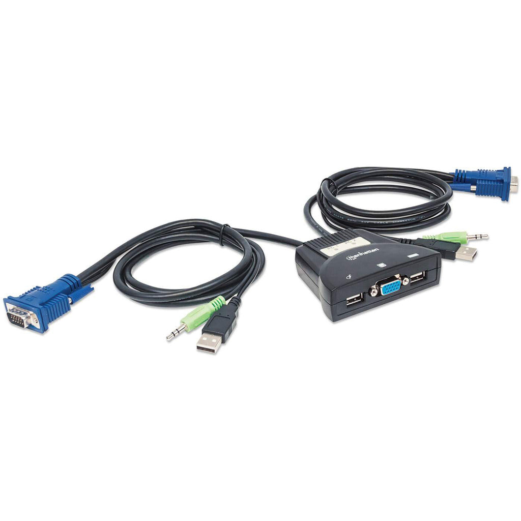 Manhattan Mini Switch KVM de 2 puertos