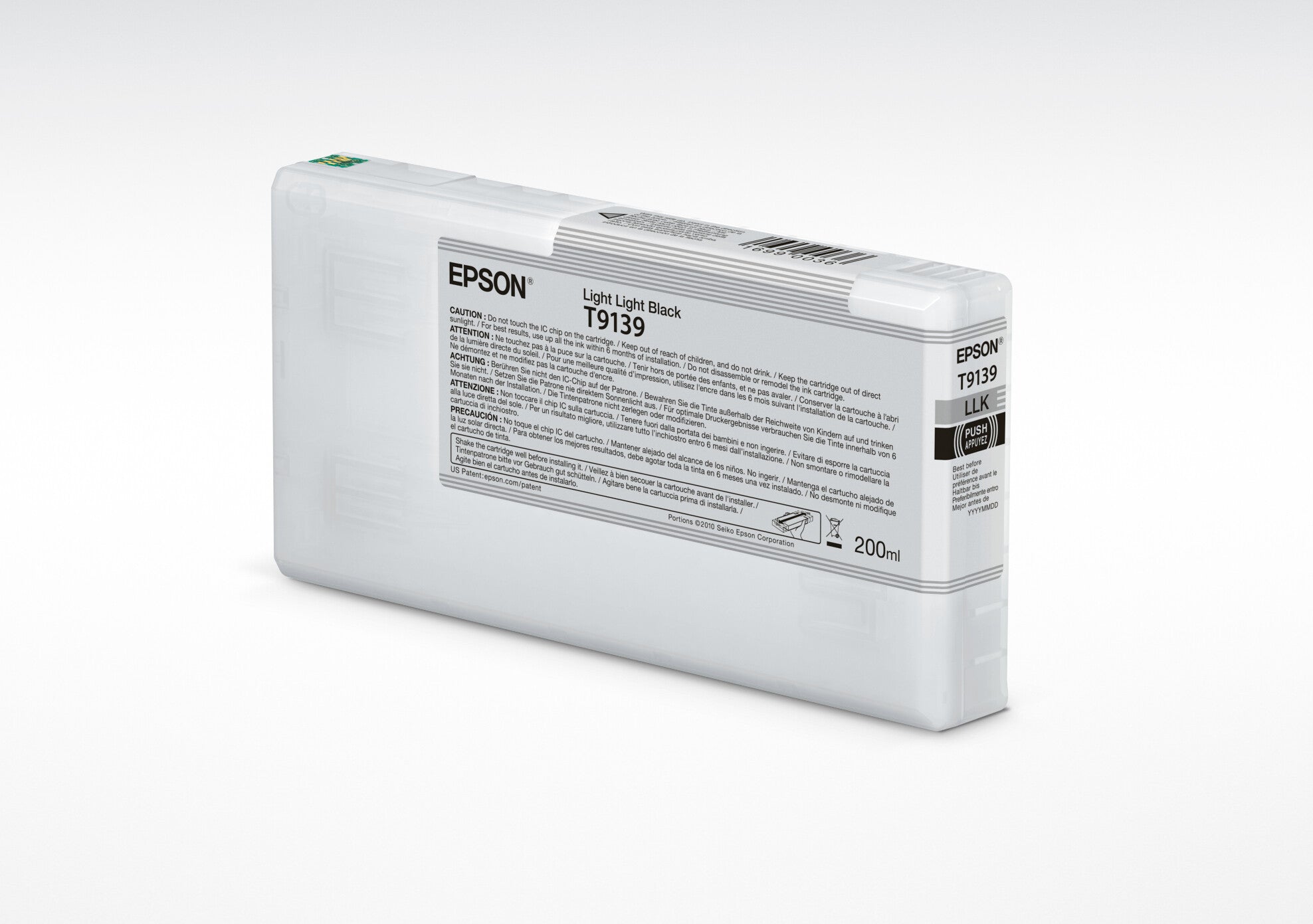 Epson T9139 cartucho de tinta 1 pieza(s) Original Rendimiento estándar Negro claro claro