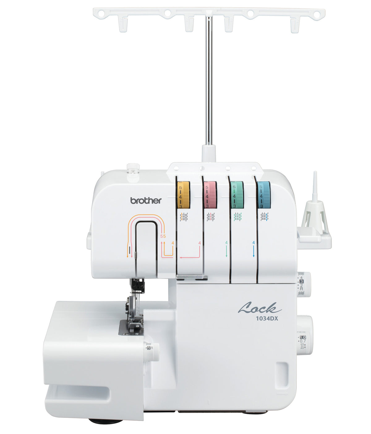 Brother 1034DX máquina de coser Máquina de coser de overlock Eléctrico