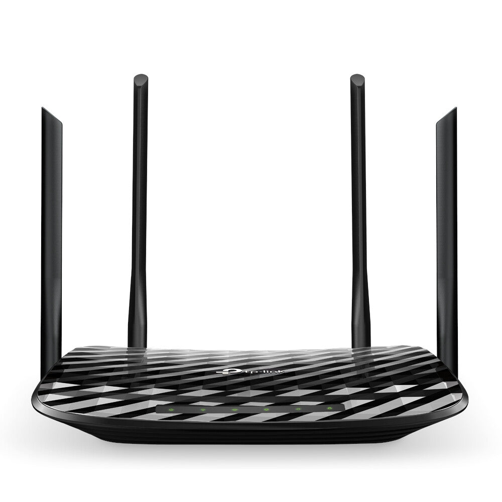 TP-Link Archer C6 router inalámbrico Gigabit Ethernet Doble banda (2,4 GHz / 5 GHz) Negro