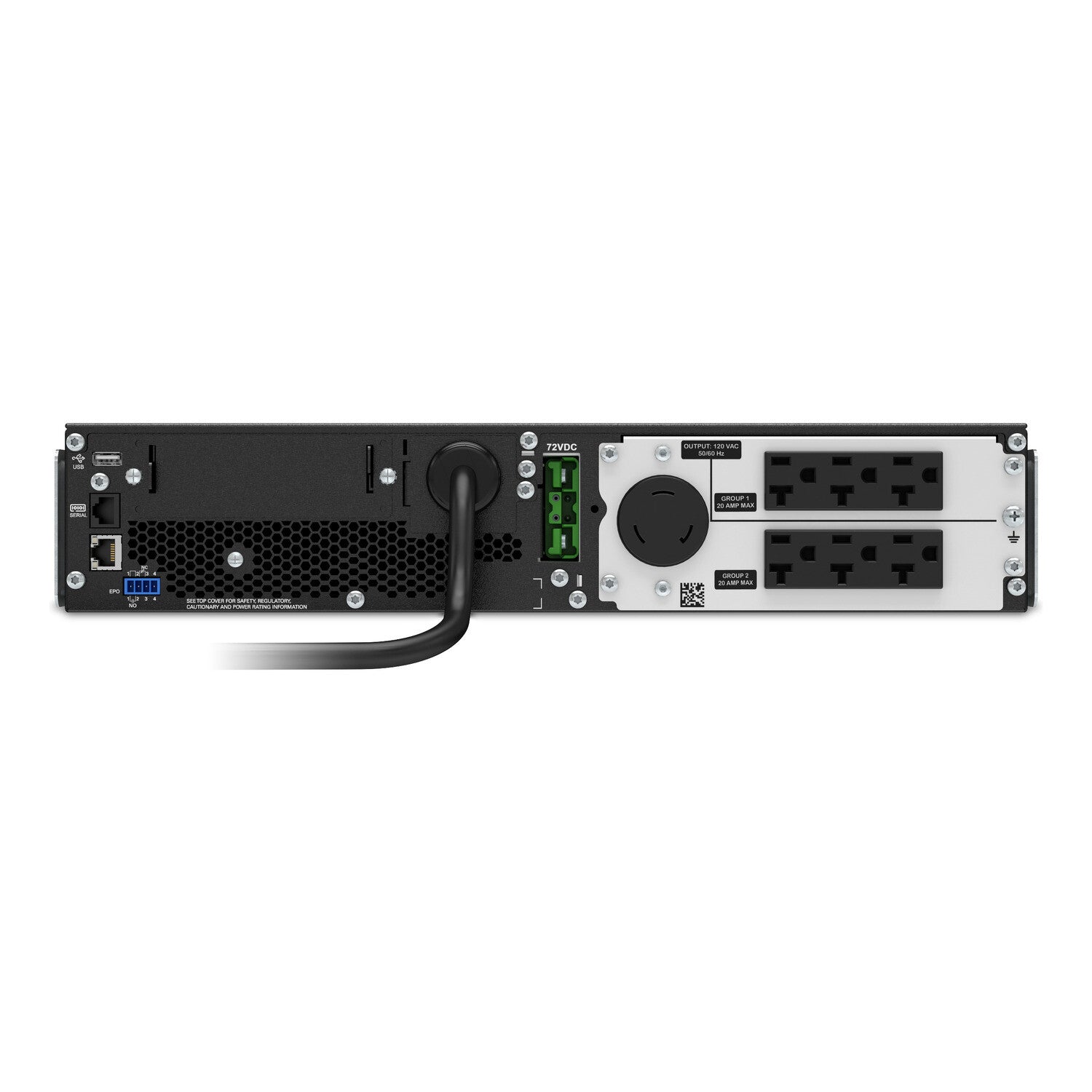 APC SRT2200RMXLA sistema de alimentación ininterrumpida (UPS) Doble conversión (en línea) 2.2 kVA 1800 W
