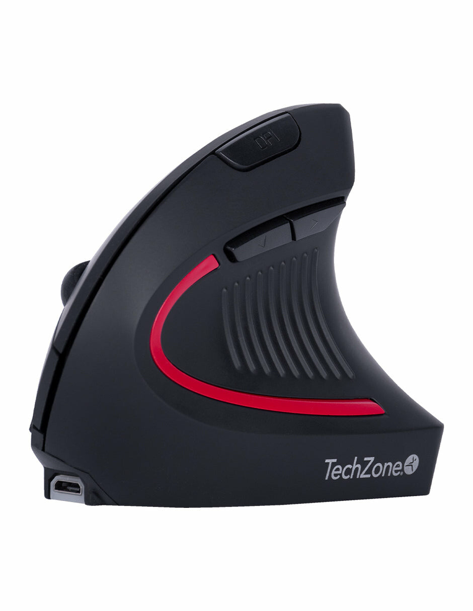 TechZone TZMOUINA-06 ratón Oficina RF inalámbrico + bluetooth Óptico 1600 DPI
