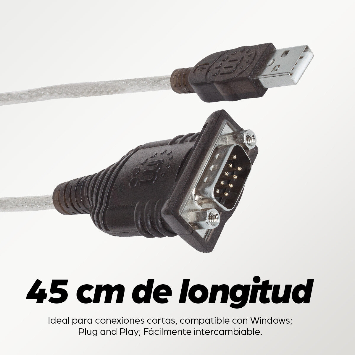 Manhattan Convertidor de USB a Puerto Serie