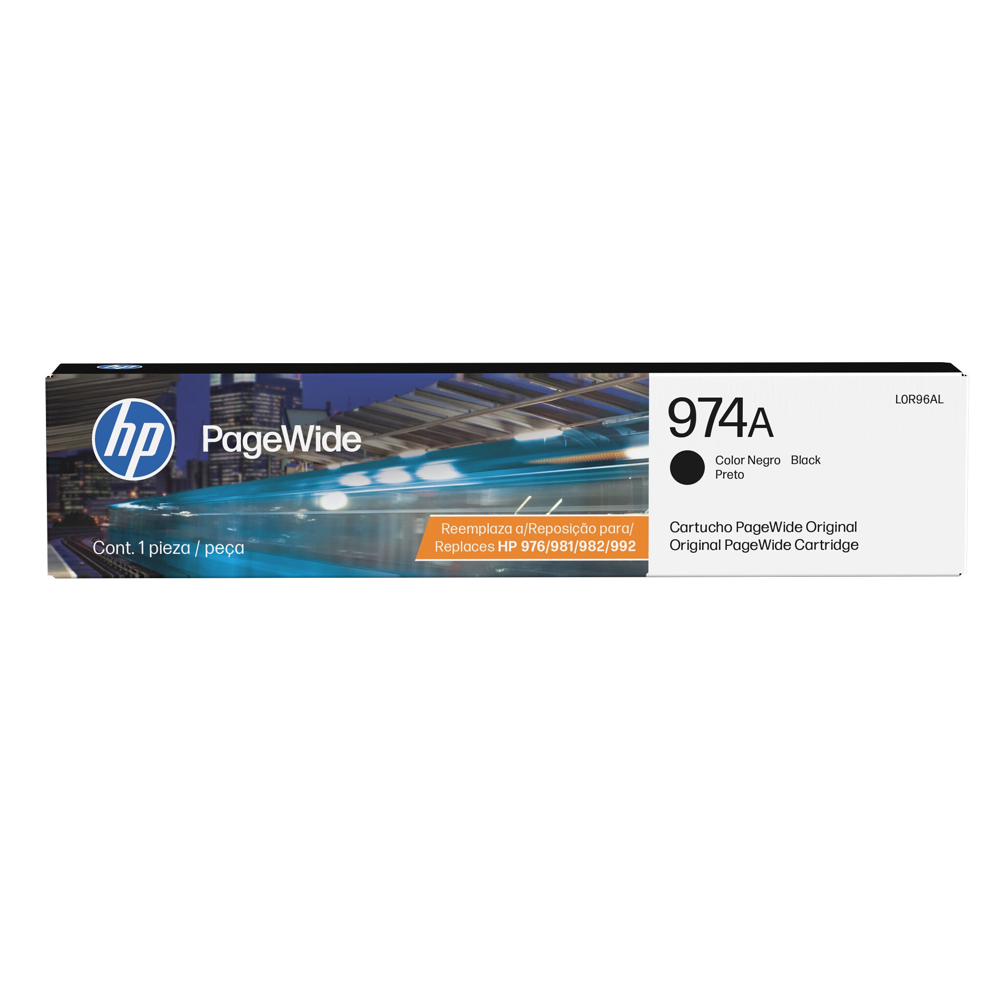 HP Cartucho original PageWide 974A negro