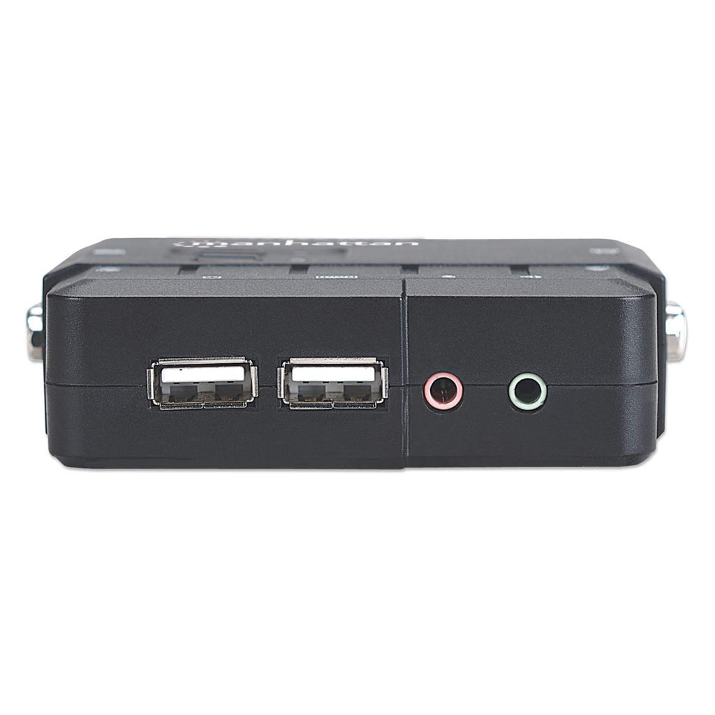 Manhattan Switch KVM Compacto de 2 Puertos