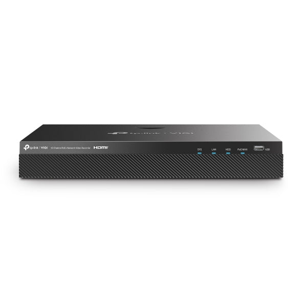 NVR TP-LINK VIGI VIGI NVR2016H-16MP POE 16 CANALES SALIDA VIDEO 4K ONVIF GRABACION 24/7 AUDIO BIDIRECCIONAL H.265 CAPACIDA DE DECODIFICACION 16MP