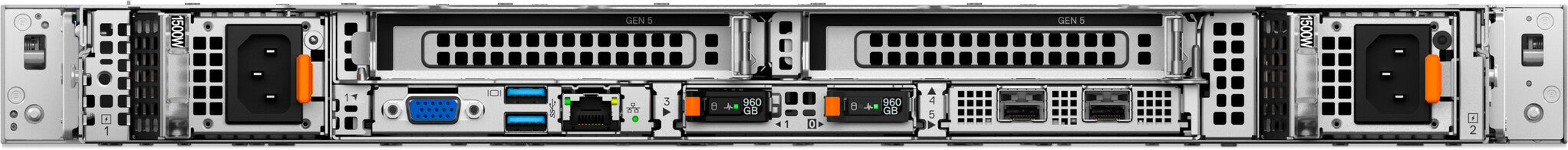 DELL PowerEdge R470 servidor 480 GB Bastidor (1U) Intel Xeon 6 6511P 2.3 GHz 32 GB DDR5-SDRAM 1100 W