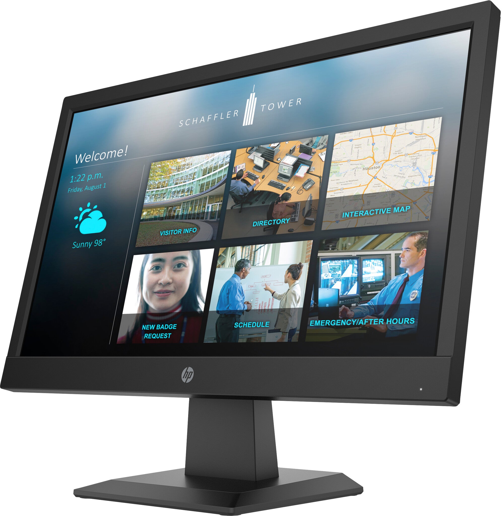 HP P19b G4 Monitor monitor de computadora 47 cm (18.5") 1366 x 768 Pixeles WXGA LED Negro