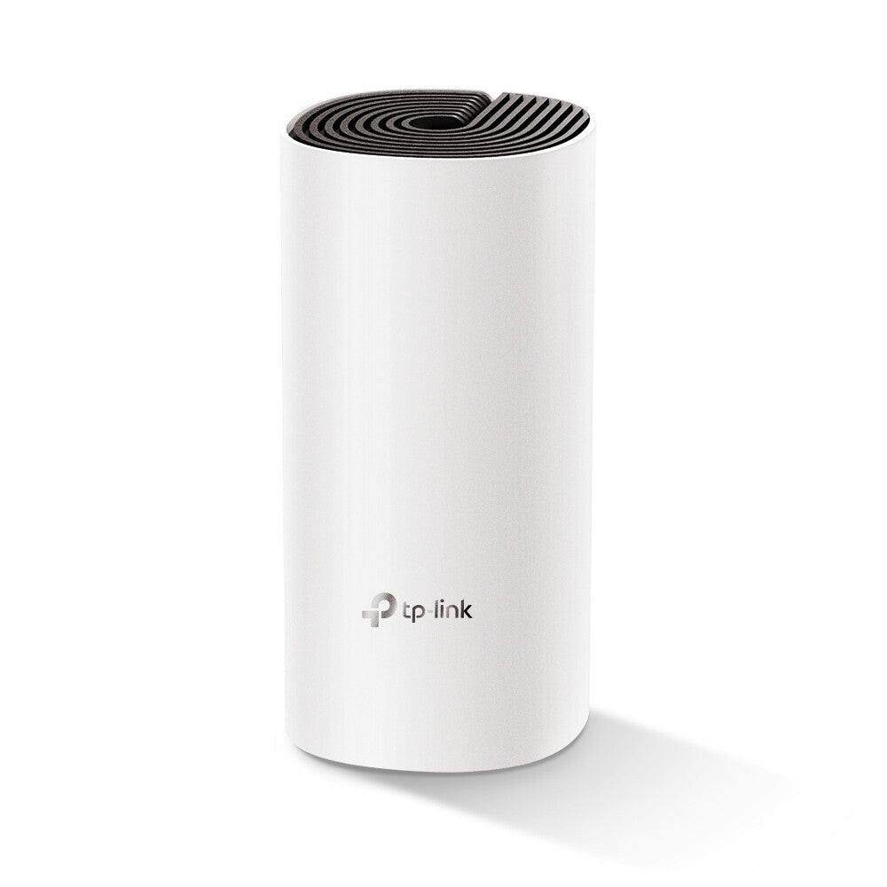TP-Link Deco E4 (1-pack) Doble banda (2,4 GHz / 5 GHz) Wi-Fi 5 (802.11ac) Blanco, Gris Interno
