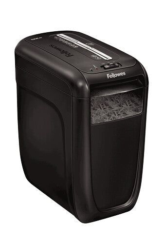 Fellowes Powershred 60Cs trituradora de papel Trituración cruzada 22.9 cm Negro