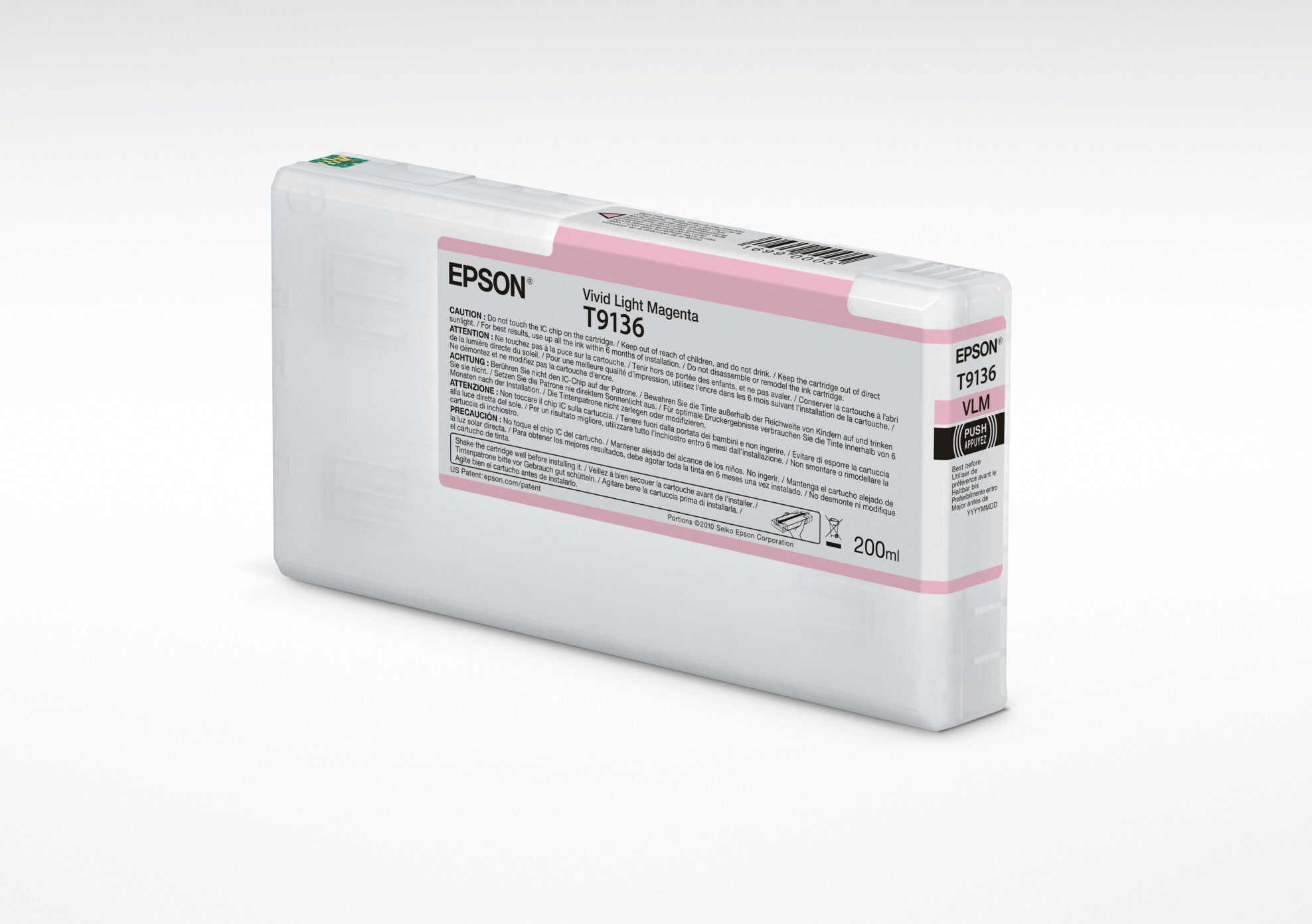Epson T9136 cartucho de tinta 1 pieza(s) Original Rendimiento estándar Magenta claro vivo