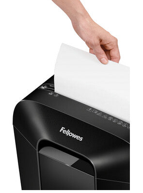 Fellowes LX50 trituradora de papel Trituración cruzada 22 cm Negro