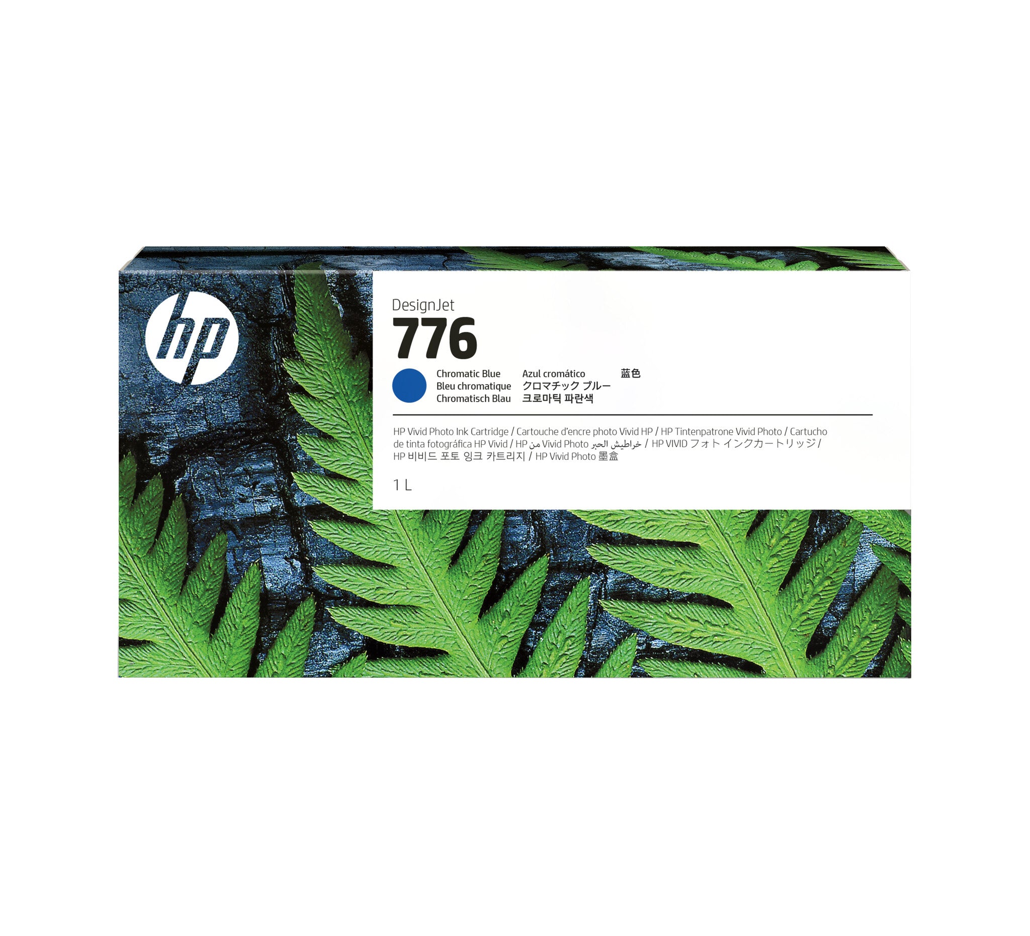 HP Cartucho de tinta azul cromática 776 de 1 litro