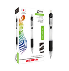 Zebra Z-Grip Retractable Pen 0.7mm Black, 12 Count