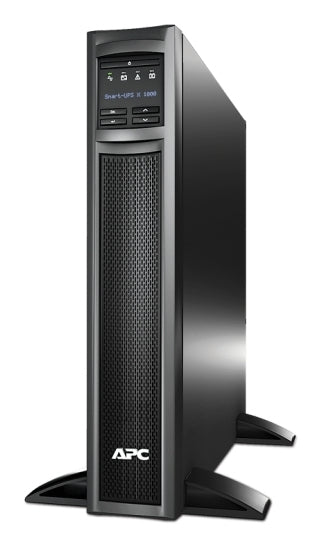 APC UPS X 1000VA/900W Rack/Tower 2U LCD Display 120V 8 NEMA 5-15R Outlets Black