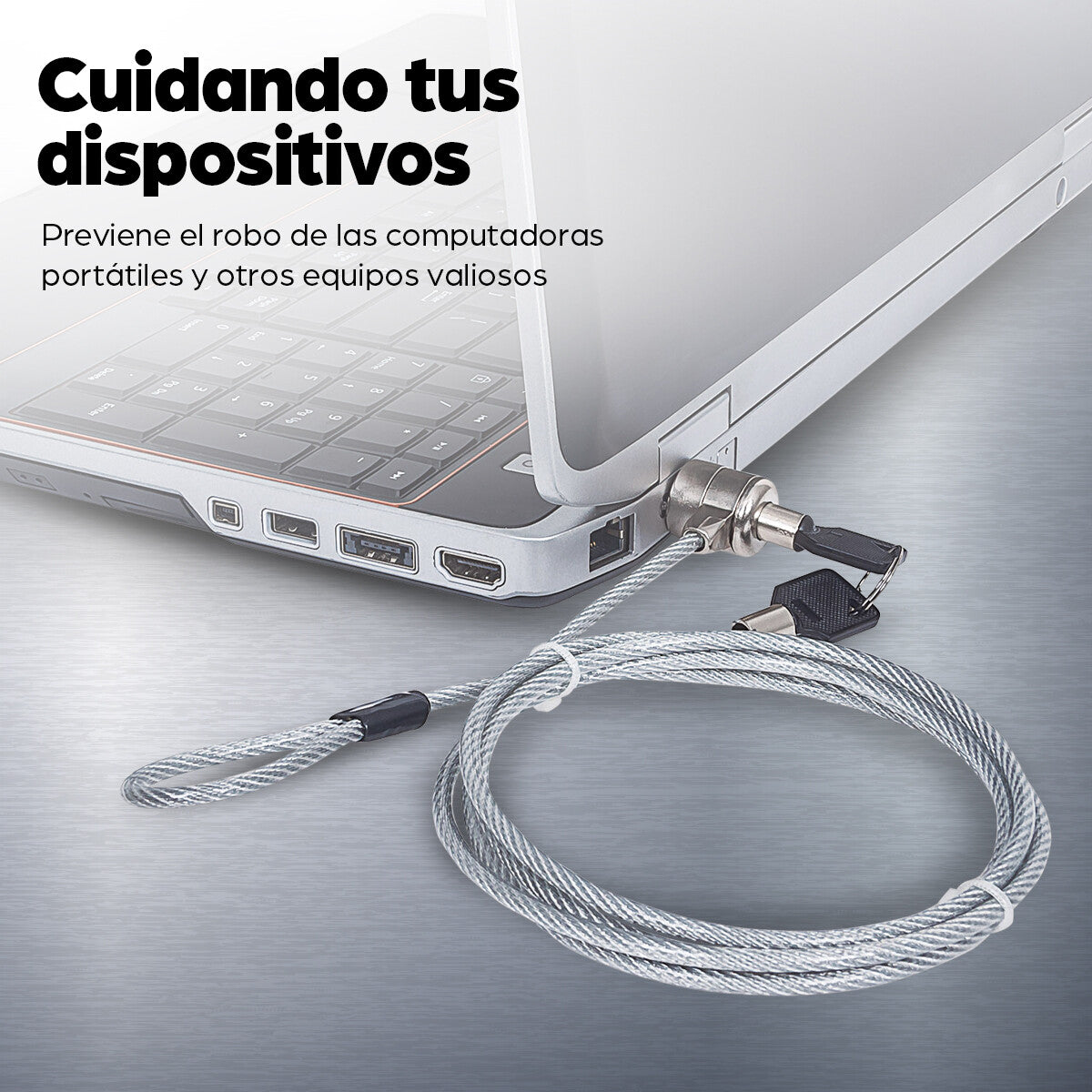 Manhattan Candado de Seguridad para Portátiles