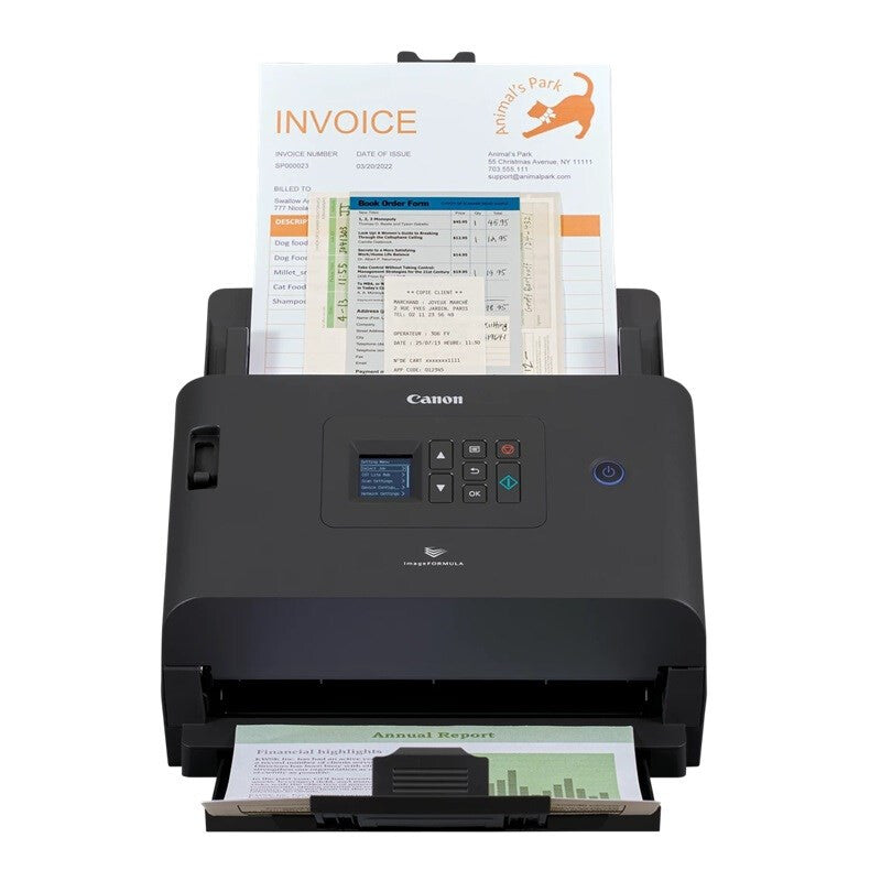 Canon imageFORMULA DR-S250N Escáner alimentado con hojas 600 x 600 DPI A4 Negro