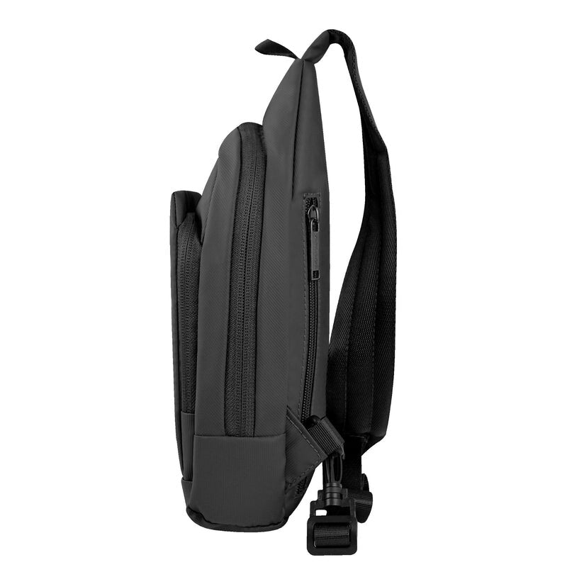 Perfect Choice PC-085041 bolsa de mano y de hombro Poliéster Negro Unisex Bolsa cruzada